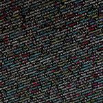 Close-up view of colorful programming code on a screen, ideal for tech and development themes.