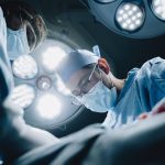 Surgeons performing a procedure in a state-of-the-art operating room in Mexico.